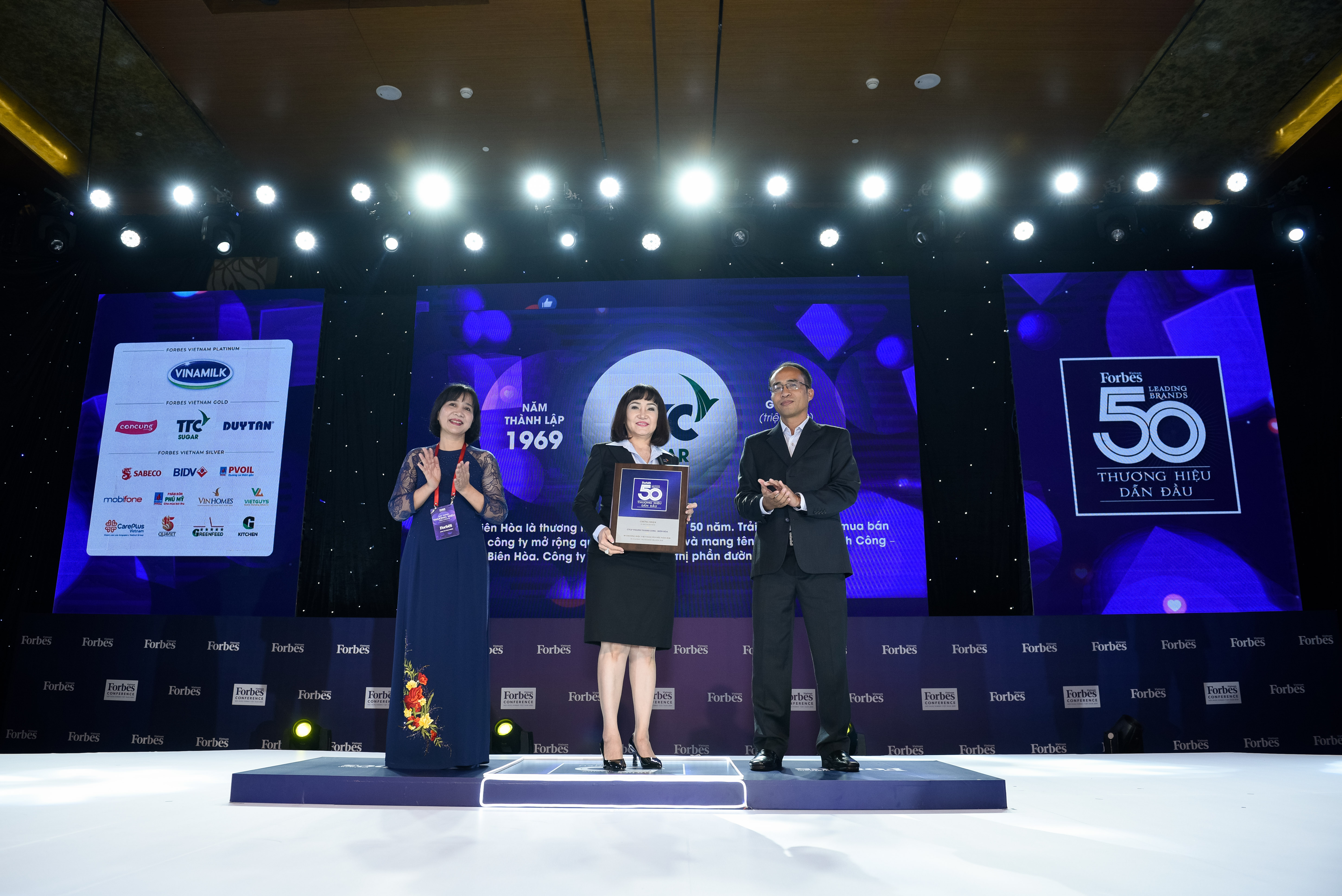 TTC SUGAR THUỘC TOP 50 THƯƠNG HIỆU DẪN ĐẦU 2020 THEO FORBES VIỆT NAM